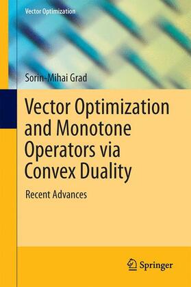 Grad |  Vector Optimization and Monotone Operators via Convex Duality | Buch |  Sack Fachmedien