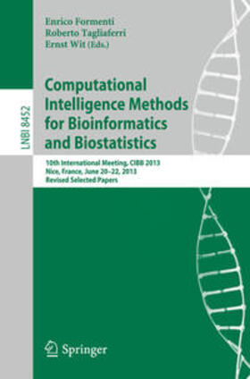 Formenti / Tagliaferri / Wit |  Computational Intelligence Methods for Bioinformatics and Biostatistics | eBook | Sack Fachmedien