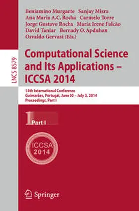 Murgante / Misra / Rocha |  Computational Science and Its Applications - ICCSA 2014 | eBook | Sack Fachmedien