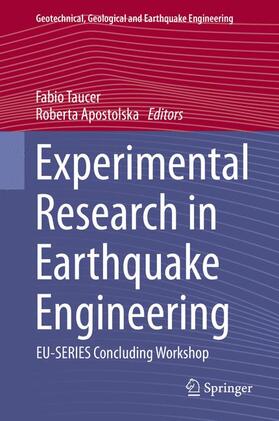 Apostolska / Taucer |  Experimental Research in Earthquake Engineering | Buch |  Sack Fachmedien