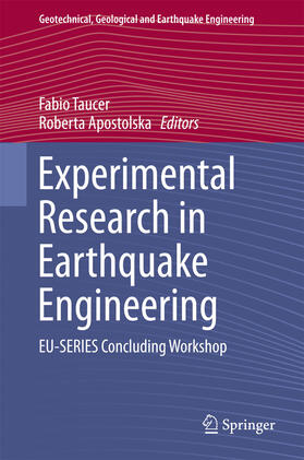 Taucer / Apostolska |  Experimental Research in Earthquake Engineering | eBook | Sack Fachmedien