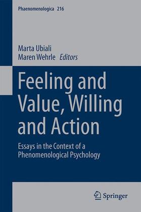 Wehrle / Ubiali |  Feeling and Value, Willing and Action | Buch |  Sack Fachmedien
