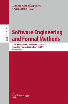 Salaün / Giannakopoulou |  Software Engineering and Formal Methods | Buch |  Sack Fachmedien