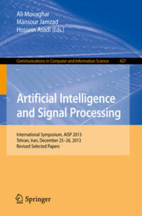 Movaghar / Asadi / Jamzad |  Artificial Intelligence and Signal Processing | Buch |  Sack Fachmedien