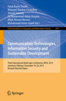 Shaikh / Chowdhry / Zeadally |  Communication Technologies, Information Security and Sustainable Development | eBook | Sack Fachmedien