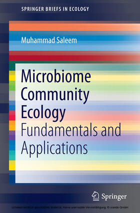 Saleem |  Microbiome Community Ecology | eBook | Sack Fachmedien