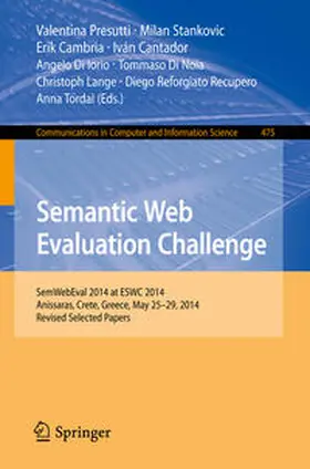 Presutti / Stankovic / Cambria |  Semantic Web Evaluation Challenge | eBook | Sack Fachmedien