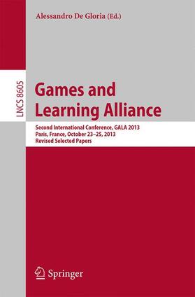 De Gloria |  Games and Learning Alliance | Buch |  Sack Fachmedien