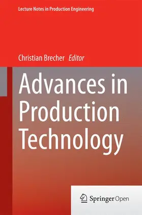 Brecher |  Advances in Production Technology | Buch |  Sack Fachmedien