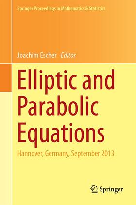 Escher / Walker / Schrohe |  Elliptic and Parabolic Equations | Buch |  Sack Fachmedien