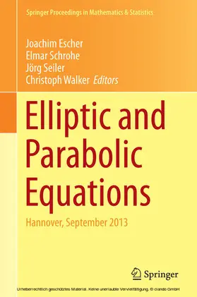 Escher / Schrohe / Seiler |  Elliptic and Parabolic Equations | eBook | Sack Fachmedien