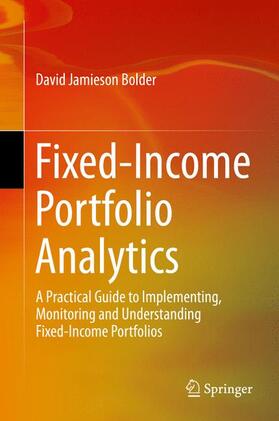 Bolder |  Fixed-Income Portfolio Analytics | Buch |  Sack Fachmedien