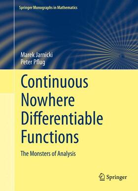 Pflug / Jarnicki |  Continuous Nowhere Differentiable Functions | Buch |  Sack Fachmedien