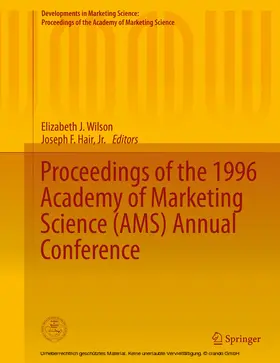 Wilson / Hair, Jr. / Hair |  Proceedings of the 1996 Academy of Marketing Science (AMS) Annual Conference | eBook | Sack Fachmedien