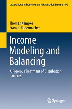 Radermacher / Kämpke |  Income Modeling and Balancing | Buch |  Sack Fachmedien