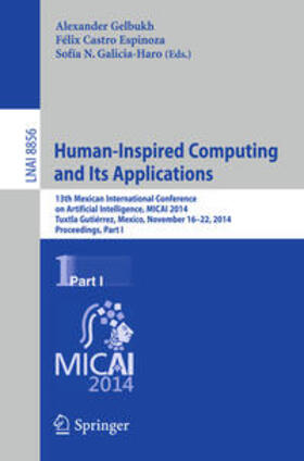 Gelbukh / Galicia-Haro / Espinoza |  Human-Inspired Computing and its Applications | Buch |  Sack Fachmedien