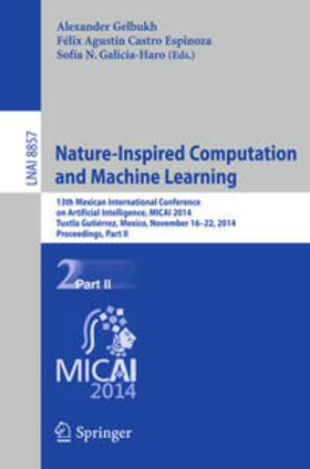 Gelbukh / Galicia-Haro / Espinoza |  Nature-Inspired Computation and Machine Learning | Buch |  Sack Fachmedien