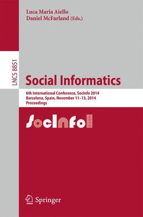 McFarland / Aiello |  Social Informatics | Buch |  Sack Fachmedien