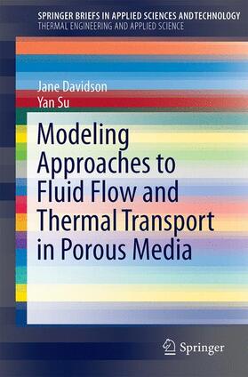 Davidson / Su |  Modeling Approaches to Natural Convection in Porous Media | Buch |  Sack Fachmedien