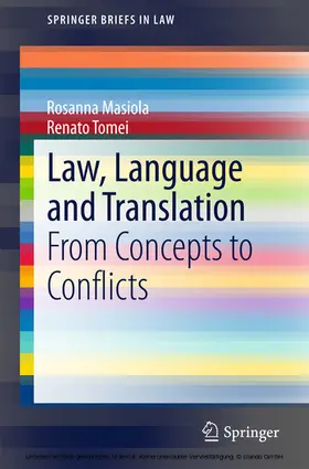 Masiola / Tomei |  Law, Language and Translation | eBook | Sack Fachmedien