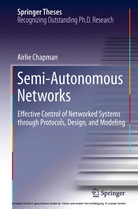 Chapman |  Semi-Autonomous Networks | eBook | Sack Fachmedien