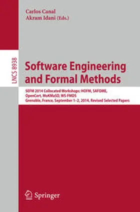 Canal / Idani | Software Engineering and Formal Methods | E-Book | sack.de