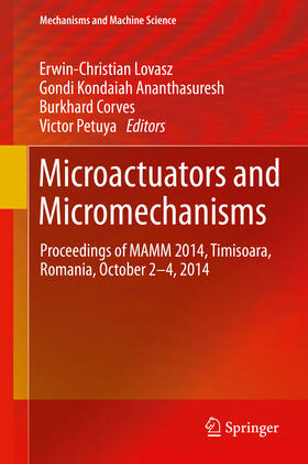 Lovasz / Ananthasuresh / Corves |  Microactuators and Micromechanisms | eBook | Sack Fachmedien