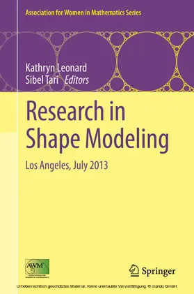 Leonard / Tari |  Research in Shape Modeling | eBook | Sack Fachmedien