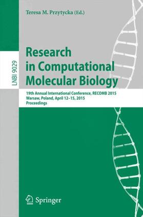 Przytycka |  Research in Computational Molecular Biology | Buch |  Sack Fachmedien