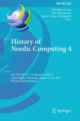 Gram / Rasmussen / Østergaard |  History of Nordic Computing 4 | Buch |  Sack Fachmedien