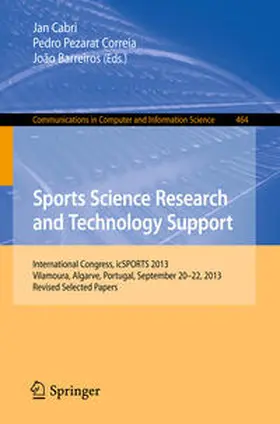 Cabri / Pezarat Correia / Barreiros |  Sports Science Research and Technology Support | eBook | Sack Fachmedien