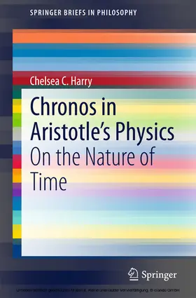Harry |  Chronos in Aristotle’s Physics | eBook | Sack Fachmedien