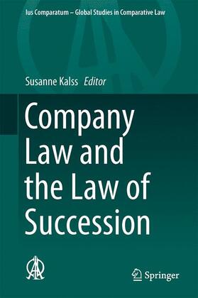 Kalss |  Company Law and the Law of Succession | Buch |  Sack Fachmedien