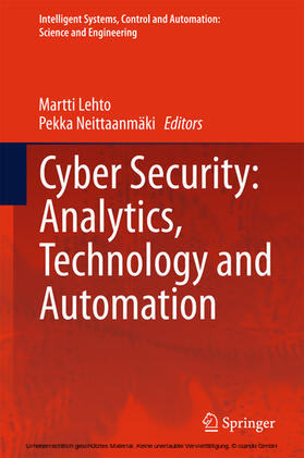 Lehto / Neittaanmäki |  Cyber Security: Analytics, Technology and Automation | eBook | Sack Fachmedien