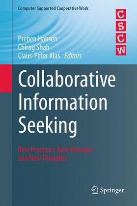 Hansen / Klas / Shah |  Collaborative Information Seeking | Buch |  Sack Fachmedien