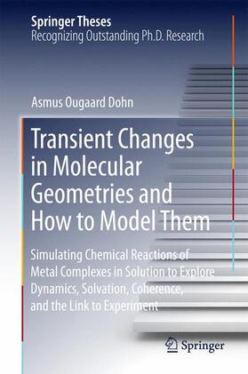 Dohn |  Transient Changes in Molecular Geometries and How to Model Them | Buch |  Sack Fachmedien