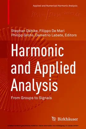 Dahlke / De Mari / Grohs |  Harmonic and Applied Analysis | eBook | Sack Fachmedien