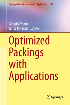 Fasano / Pintér |  Optimized Packings with Applications | eBook | Sack Fachmedien