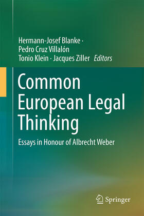 Blanke / Cruz Villalón / Klein |  Common European Legal Thinking | eBook | Sack Fachmedien