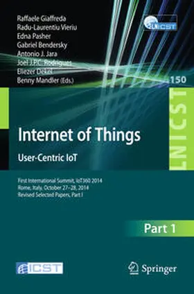 Giaffreda / Vieriu / Pasher |  Internet of Things. User-Centric IoT | eBook | Sack Fachmedien