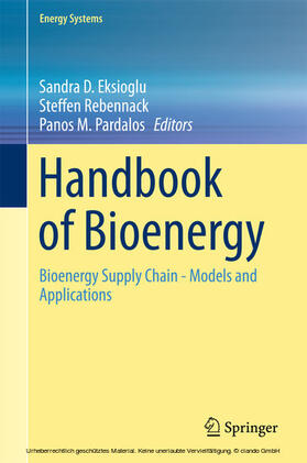 Eksioglu / Rebennack / Pardalos |  Handbook of Bioenergy | eBook | Sack Fachmedien