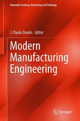 Davim |  Modern Manufacturing Engineering | Buch |  Sack Fachmedien