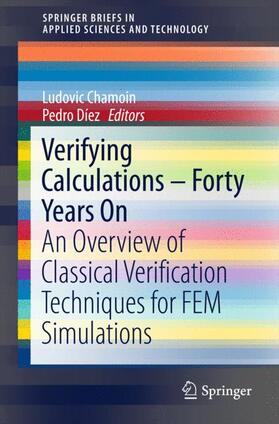 Díez / Chamoin |  Verifying Calculations - Forty Years On | Buch |  Sack Fachmedien
