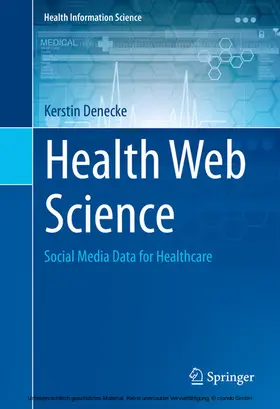 Denecke |  Health Web Science | eBook | Sack Fachmedien