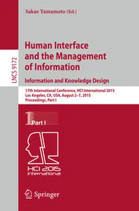 Yamamoto |  Human Interface and the Management of Information. Information and Knowledge Design | eBook | Sack Fachmedien