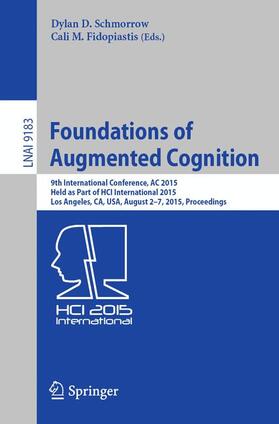 Fidopiastis / Schmorrow |  Foundations of Augmented Cognition | Buch |  Sack Fachmedien