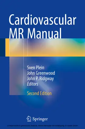 Plein / Greenwood / Ridgway |  Cardiovascular MR Manual | eBook | Sack Fachmedien