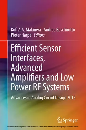 Makinwa / Baschirotto / Harpe |  Efficient Sensor Interfaces, Advanced Amplifiers and Low Power RF Systems | eBook | Sack Fachmedien