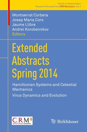 Corbera / Korobeinikov / Cors |  Extended Abstracts Spring 2014 | Buch |  Sack Fachmedien