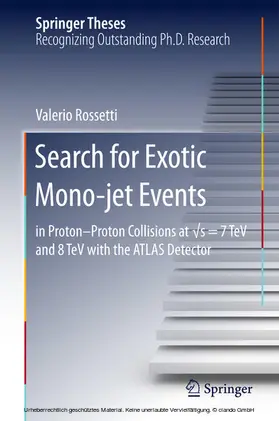 Rossetti |  Search for Exotic Mono-jet Events | eBook | Sack Fachmedien